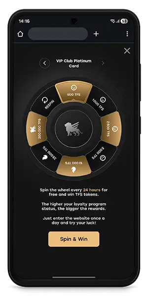Tokens TFS Fairspin